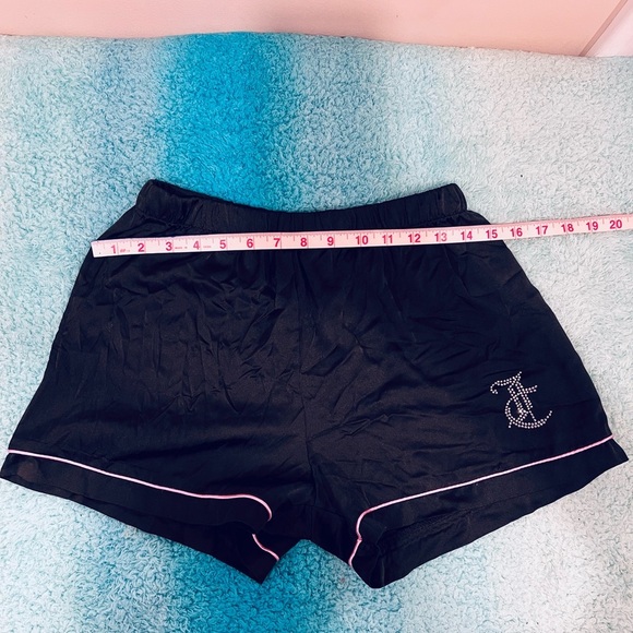 🔥Juicy Couture Black Shorts with Pink Trim🔥 - Picture 3 of 5